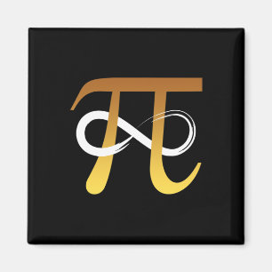 Pi Number 3.14 Unendlichkeitssymbol Funny Mah Geek Magnet