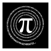 Pi Number Spiral Design