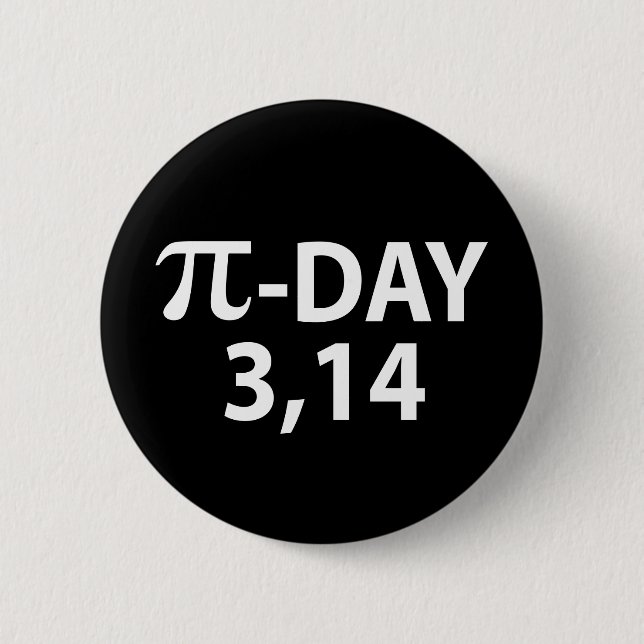 Pi Nummer als Pi-Tag Button (Vorderseite)