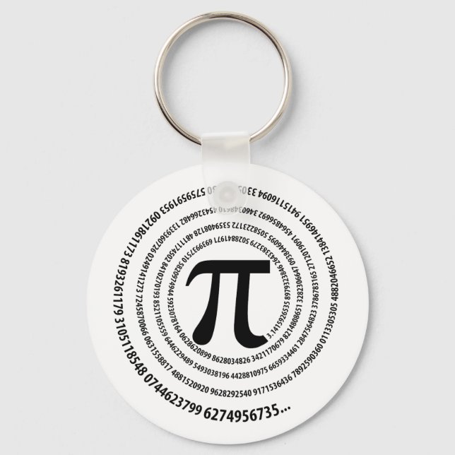 Pi-Nummer-Design Schlüsselanhänger (Vorderseite)