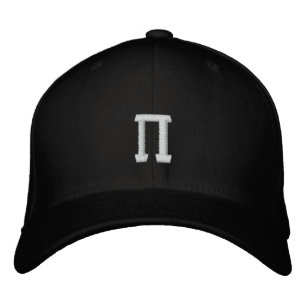Pi-Nummer-Symbol Bestickte Baseballkappe