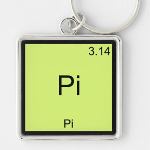 Pi - Pi Funny Math Element Chemistry T - Shirt Schlüsselanhänger