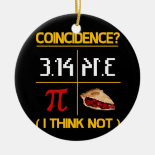 Pi Pi Pie Zufall Math Pi Tag Keramik Ornament