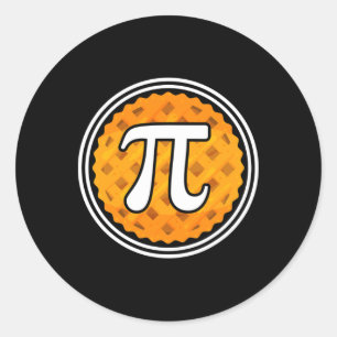 Pi-Pie-Tagesdesign für Mathematiklehrer SchülerInn Runder Aufkleber