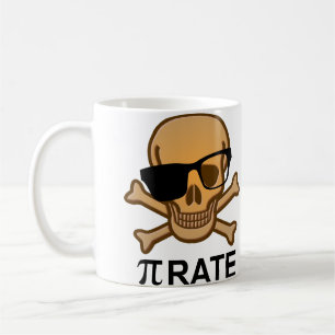 Pi Pirate Funny Math Geometry Tasse Geek Nerd