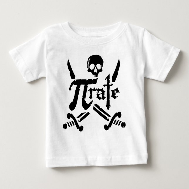 Pi-Rate Baby T-shirt (Vorderseite)