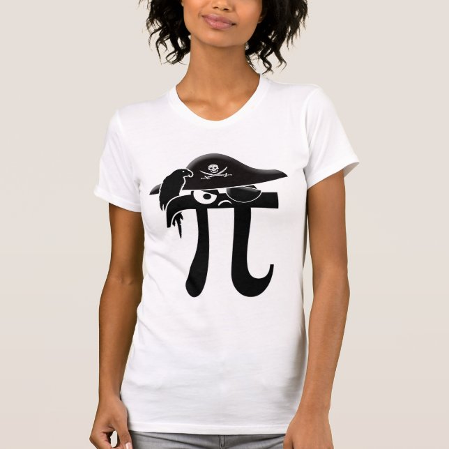 Pi-Rate-Shirt T-Shirt (Vorderseite)