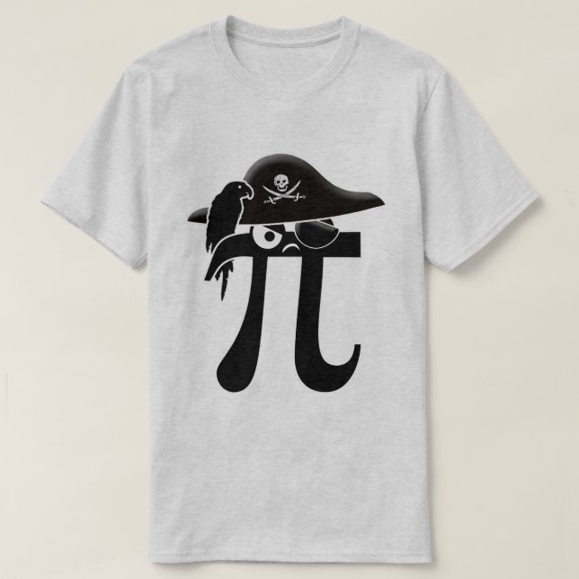 Pi-Rate-Shirt T-Shirt (Design vorne)