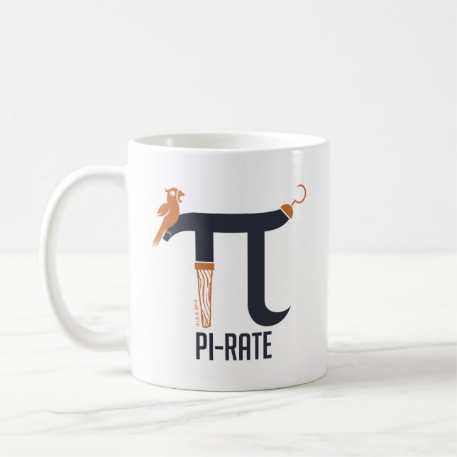 Pi-Rate-Symbol Kaffeetasse (Links)