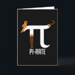 Pi-Rate Symbol Karte<br><div class="desc">I know we are funny with our Pi puns!!</div>