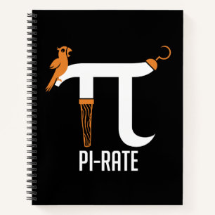 Pi-Rate-Symbol Notizbuch