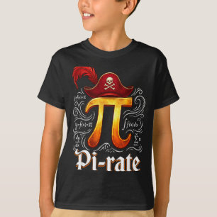 Pi Rate Wissenschaft Student Mathematik Lehrer Lus T-Shirt