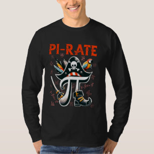 Pi-rates Funny Mathematics Witz pi Spaß Puns Niedl T-Shirt