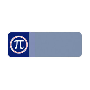 Pi Ring on Navy Blue