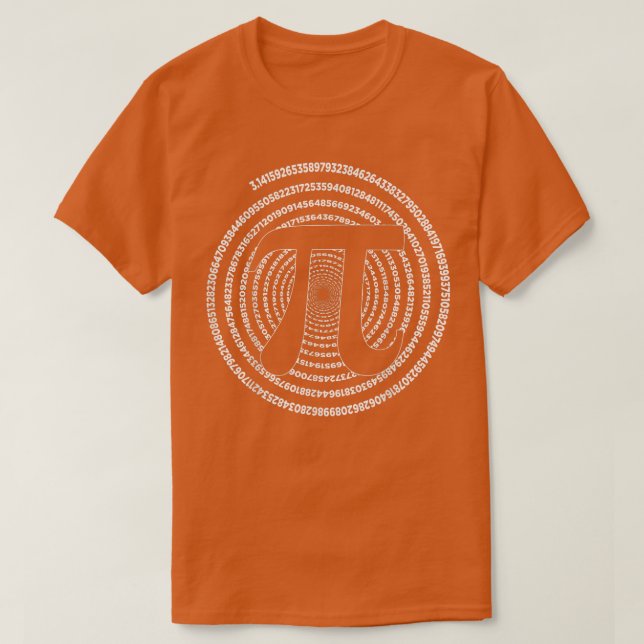 Pi Shirt 3,14 Pi Nummer Symbol Mathematik Science  (Design vorne)