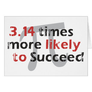 Pi Success Grußkarte