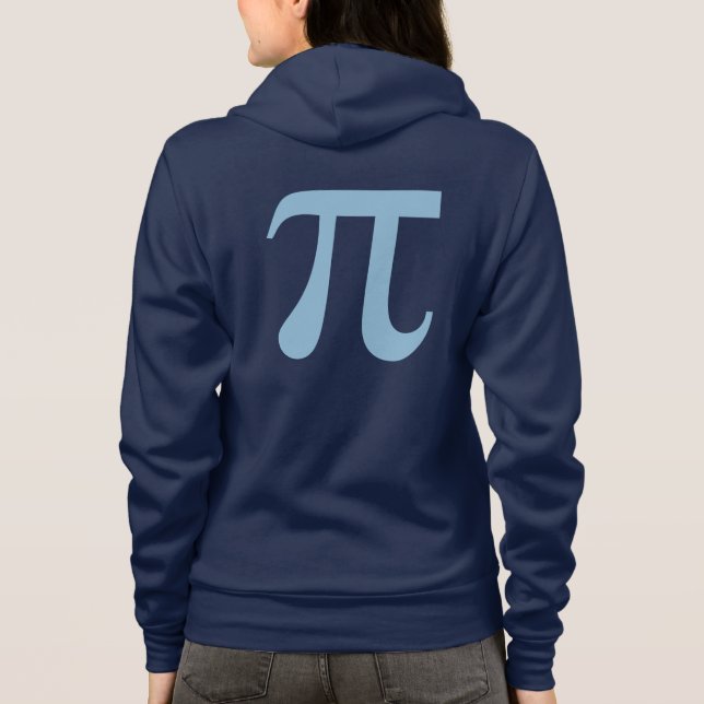 Pi/Süsse Pi individuelle Name Hoodie (Rückseite)