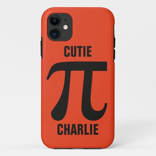 Pi / Süsse Pie benutzerdefinierte Text-Handy-Fälle Case-Mate iPhone Hülle (Rückseite)
