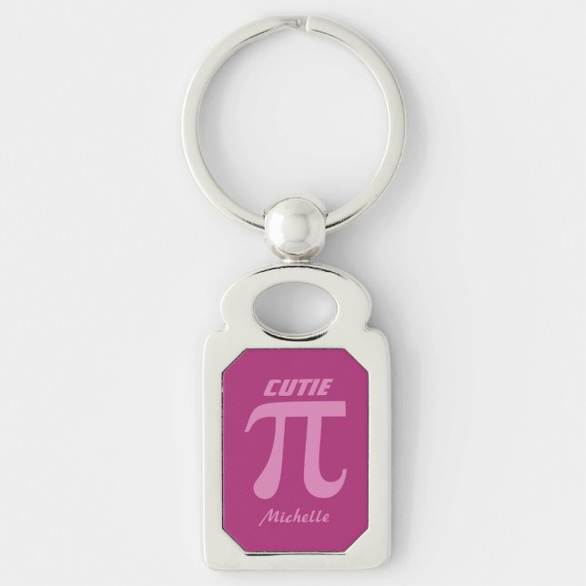 Pi/Süsse Pie benutzerdefinierte Textschlüsselkette Schlüsselanhänger (Vorderseite)
