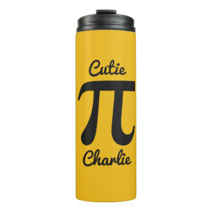 Pi / Süsse Pie custom text & color tumbler Thermosbecher