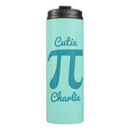 Pi / Süsse Pie custom text & color tumbler Thermosbecher