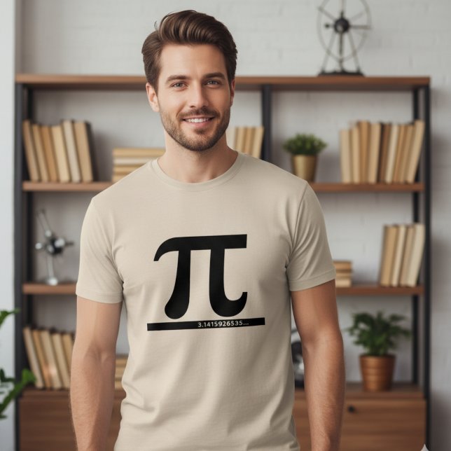Pi Symbol 3.14 Infinite Decimal Math T-Shirt (Von Creator hochgeladen)