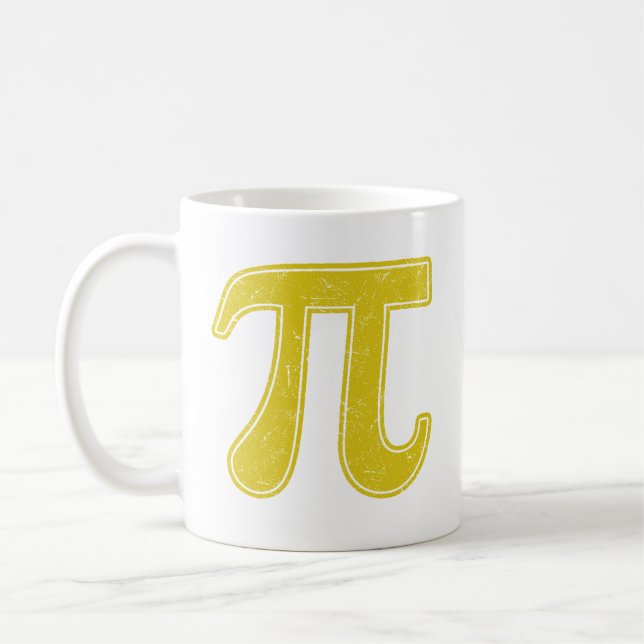 Pi-Symbol Kaffeetasse (Links)