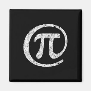 Pi Symbol @ Math Geek Pi Day Magnet