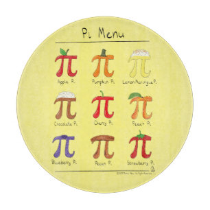 Pi Symbol Menu Niedlich Mathematiklehrer Schneidebrett
