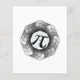 Pi Symbol Optische Illusion Papier Blatt für Sie