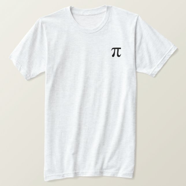 Pi Symbol T - Shirt (Design vorne)