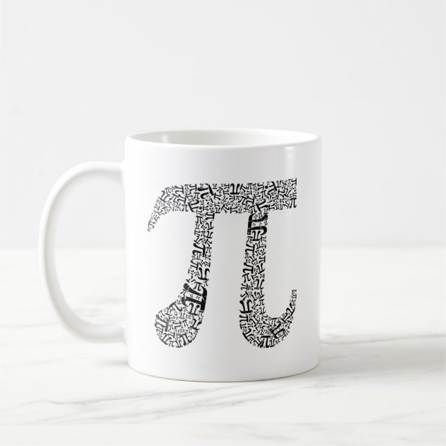 Pi-Symbol-Tasse Kaffeetasse (Links)