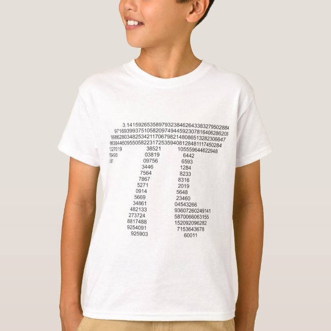 Pi T-Shirt (Vorderseite)