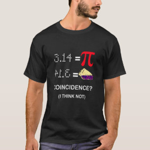 Pi T Shirt 3 14 Kuchen Zufall Ich denke nicht glüc