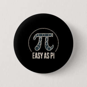 Pi-Tag 14. März Mathe-Nerd-Pie-Essen Lustiges Gesc Button