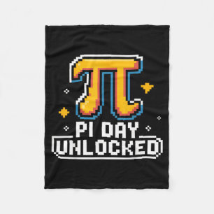 Pi-Tag 14. März Mathe-Nerd-Pie-Essen Lustiges Gesc Fleecedecke