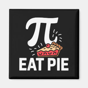 Pi-Tag 14. März Mathe-Nerd-Pie-Essen Lustiges Gesc Magnet