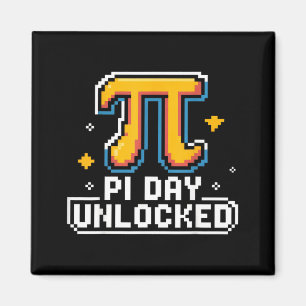 Pi-Tag 14. März Mathe-Nerd-Pie-Essen Lustiges Gesc Magnet