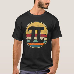 PI Tag 2022 Math Lover Mathematics Retro Vintag D T-Shirt