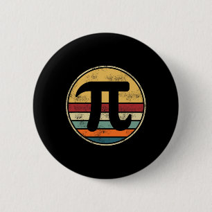 Pi-Tag 2025 Mathe-Liebhaber Mathematik Retro Vinta Button