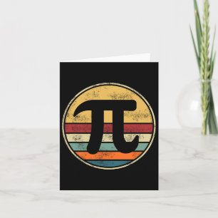 Pi Tag 2025 Mathematik Retro Vintag D Karte