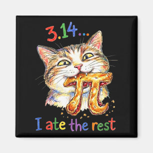 Pi-Tag 3.14 Lustiges Pie-Menü-Poster _ Mathe-Liebh Magnet
