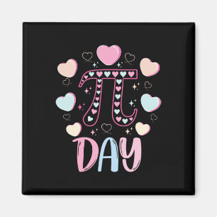 Pi Tag 3.14 Pi Symbol Funny Pi Day Candy Herzmatte Magnet