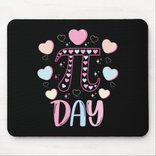 Pi Tag 3.14 Pi Symbol Funny Pi Day Candy Herzmatte Mousepad