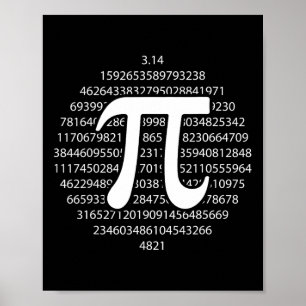 Pi Tag 3.14 Pi Tag Funny Mathe Lover Happy Pi Day Poster