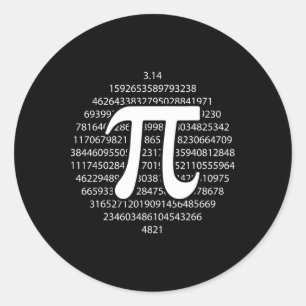 Pi Tag 3.14 Pi Tag Funny Mathe Lover Happy Pi Day Runder Aufkleber