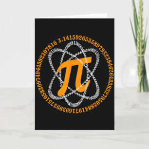 Pi-Tag 3,14 Pi-Zahlensymbol Mathe-Wissenschaft-Ges Karte