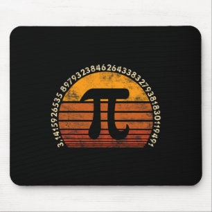 Pi Tag 3.14 Symbol Retro Math Lehrer Nerd Liebe Gi Mousepad