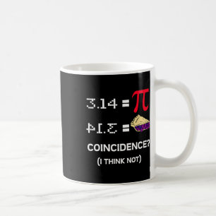 Pi Tag 3.15 Pi Symbolwissenschaft und Mathematikle Kaffeetasse