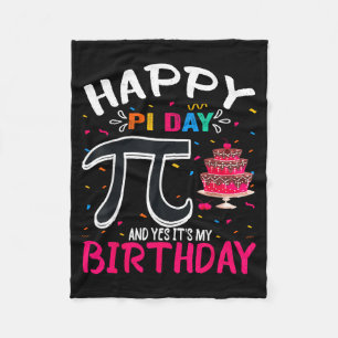 Pi-Tag Geburtstag Mathe Liebhaber Frohen Pi-Tag Ja Fleecedecke